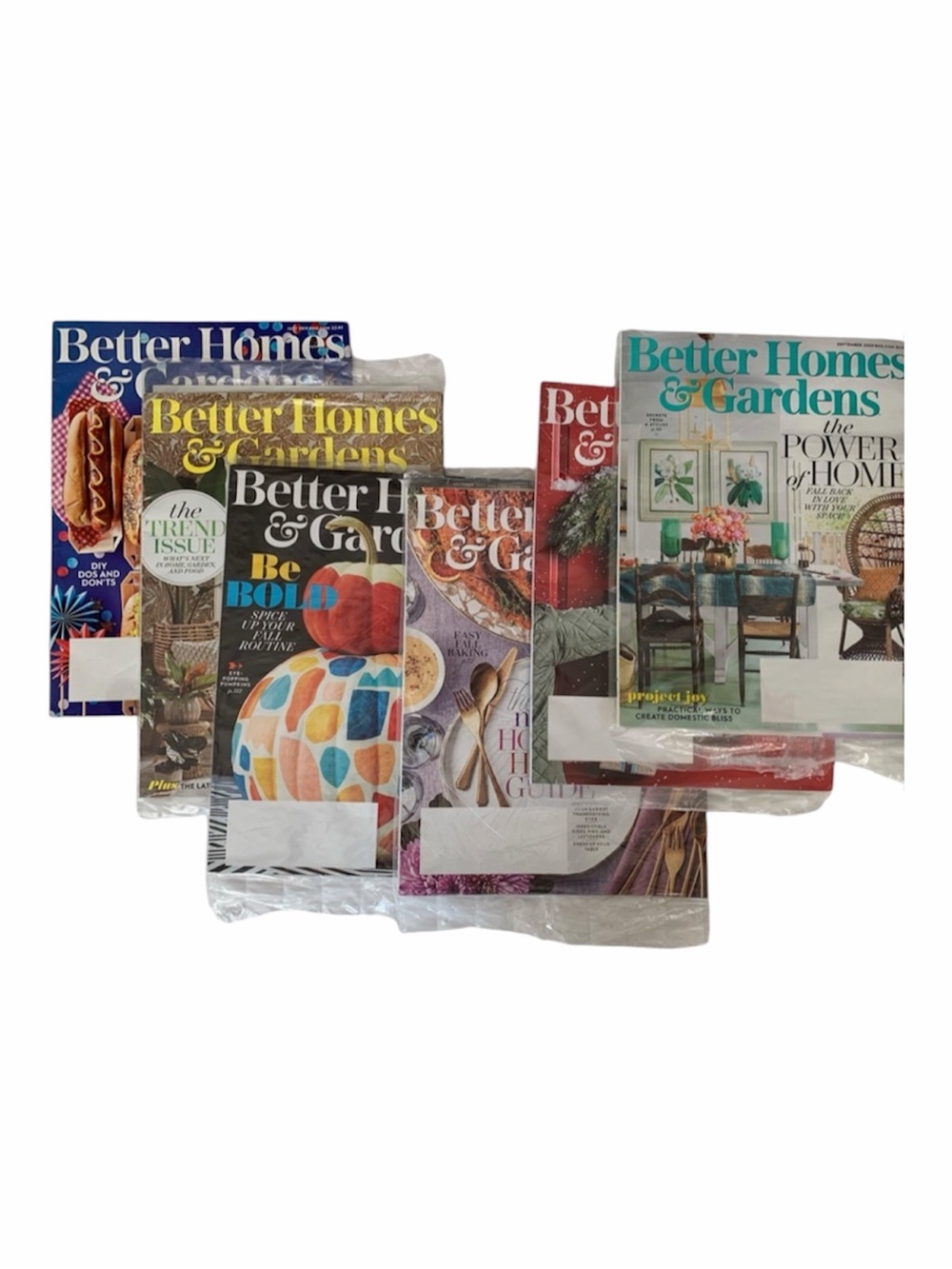 Better Homes & Garden Magazine Set of 6 Combined Years 2019-2020 MOST NEW